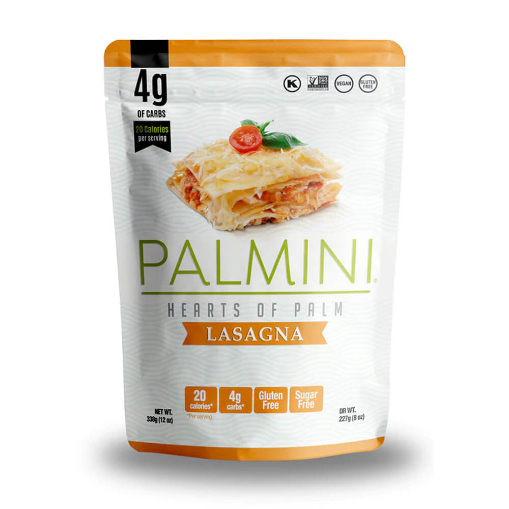 Palmini - Lasaña - 5 g de carbohidratos - Sin gluten - Paquete de 338 g