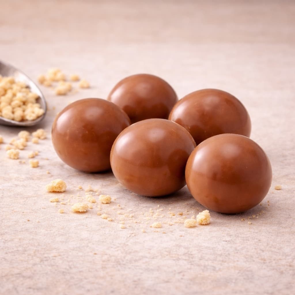 Bolitas proteicas de soja recubiertas de Chocolate con LECHE