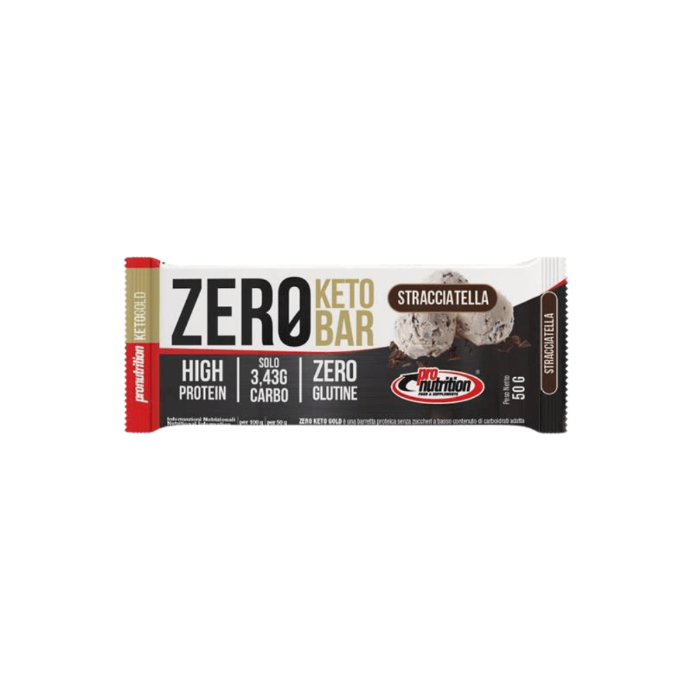 Barrita Zero Keto Stracciatella 50g Pronutrición