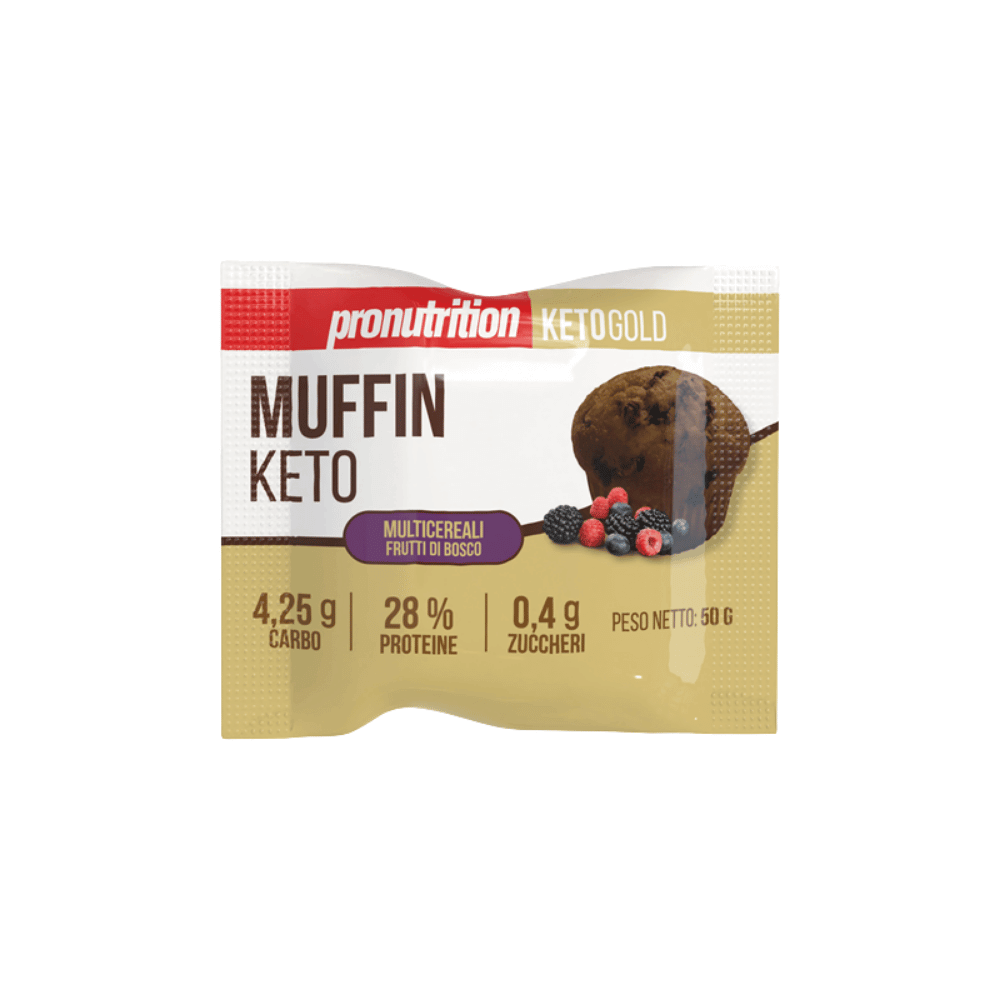 Muffins Keto Multigrano de Frutos del Bosque 50g Pronutrition