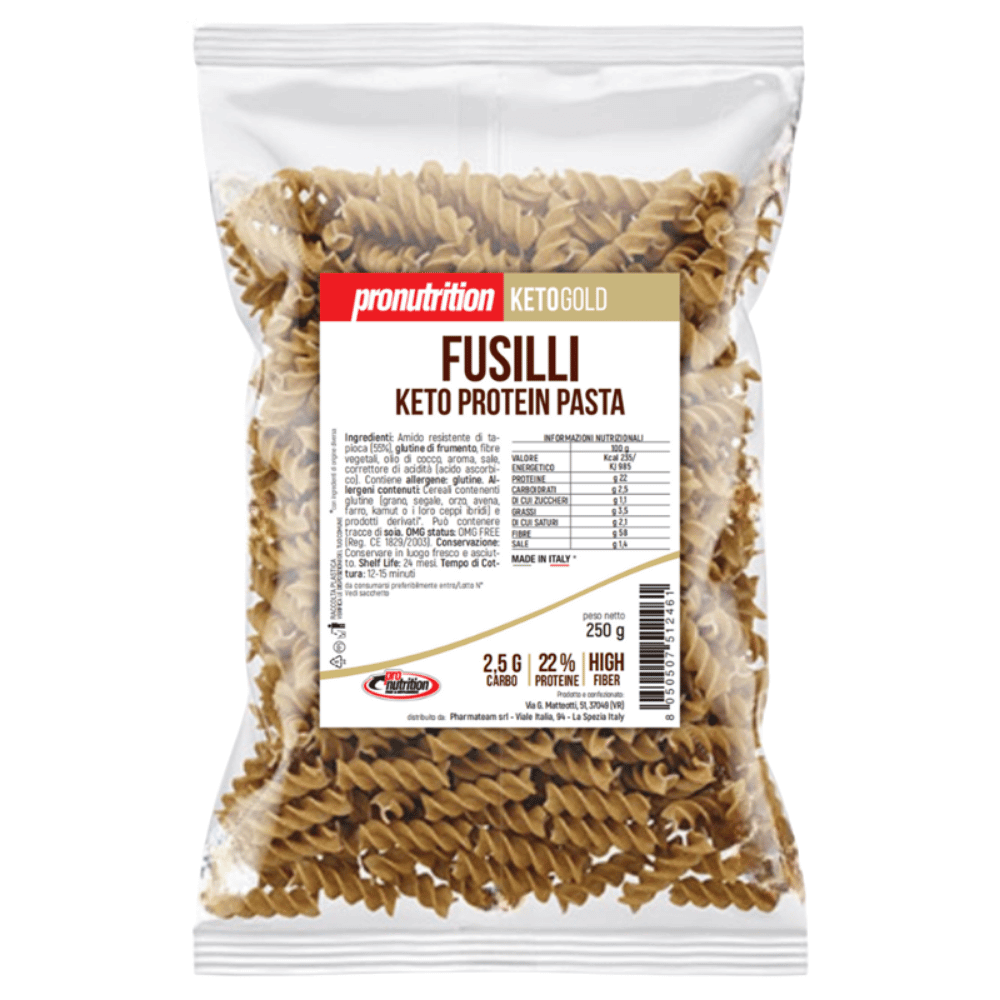 Pasta Proteica Keto Fusilli 250g Pronutrition