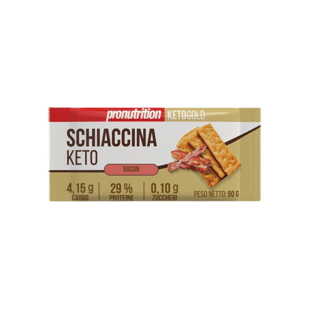 Schiaccina Keto sabor bacon 50g Pronutrition