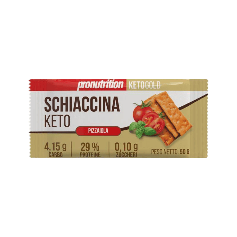 Schiaccina Keto sabor pizza 50g Pronutrition