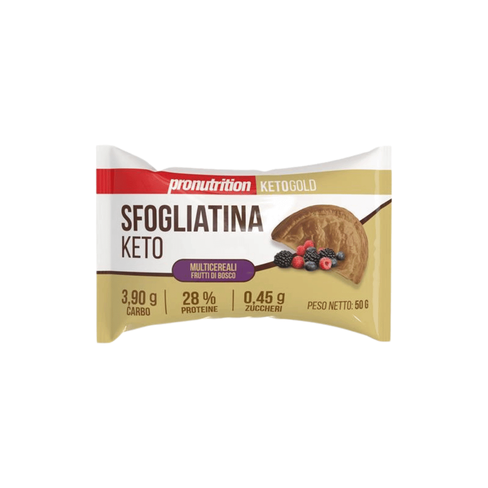 Sfogliatina Keto Multigrano Frutos del Bosque 50g Pronutrition