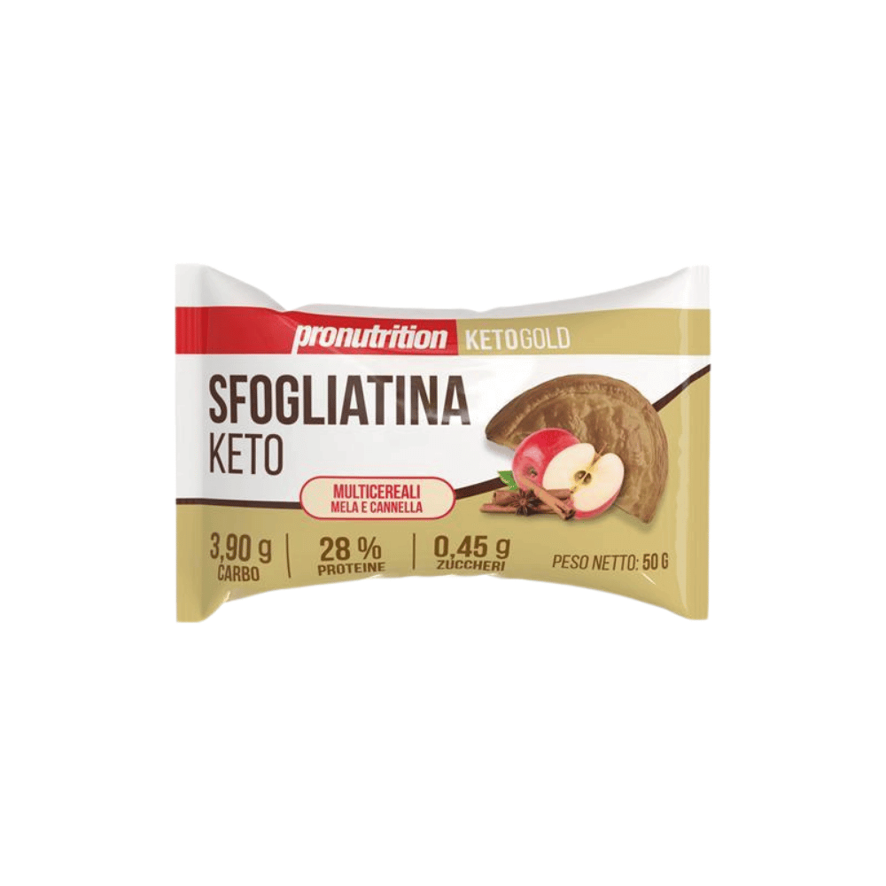 Sfogliatina Keto Multigrano Manzana Canela 50g Pronutrition