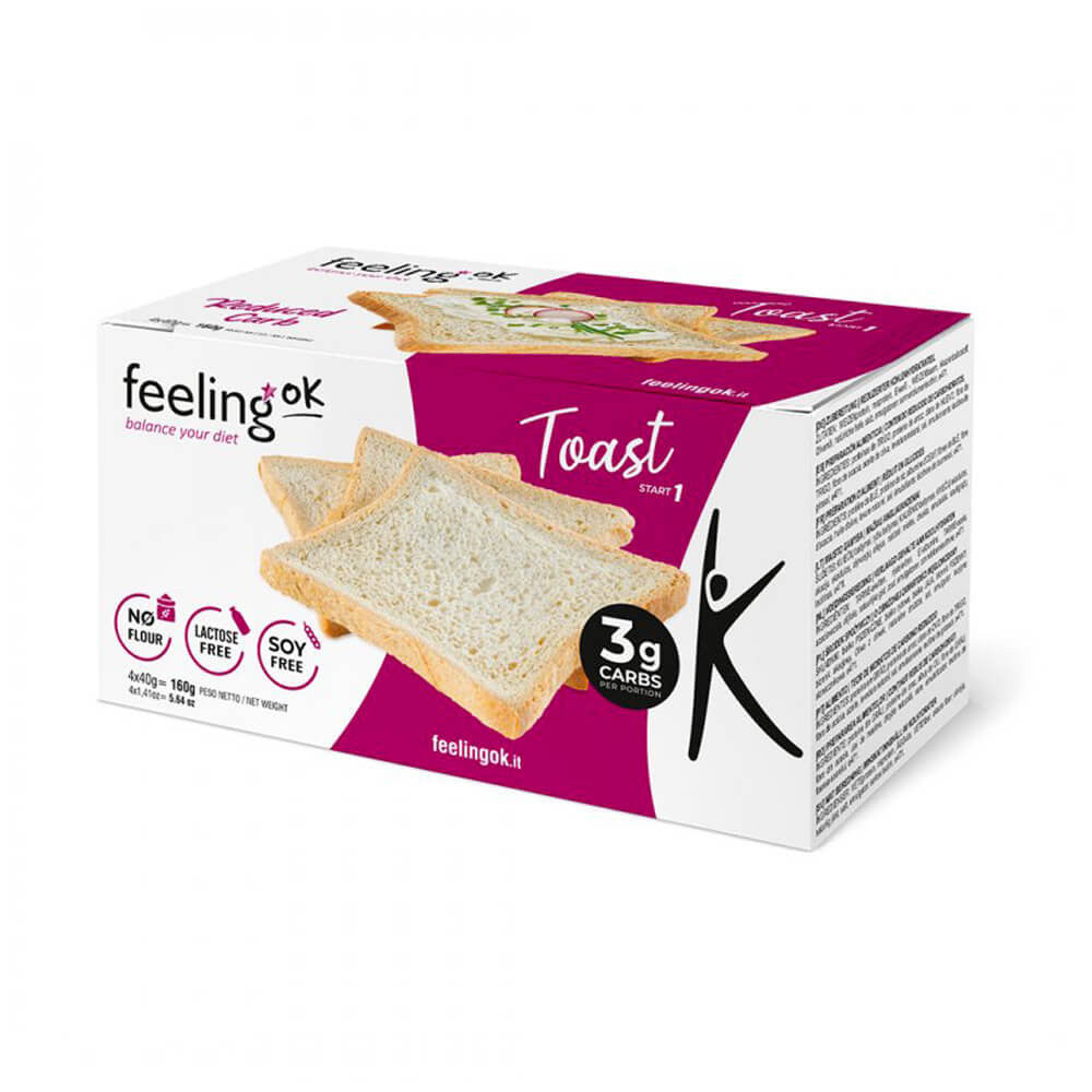 Tostadas proteicas Natures START FeelingOK caja de 160g