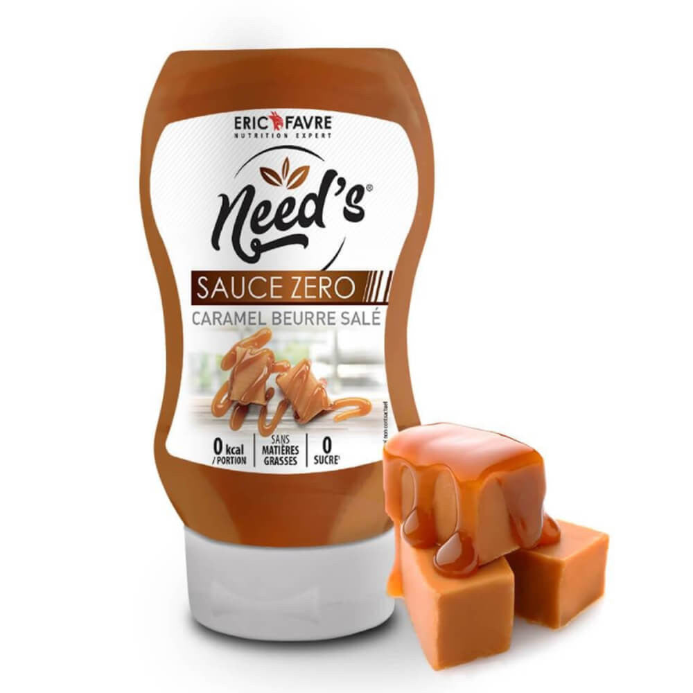 Need's Sauces Zero MANTEQUILLA DE CARAMELO SALADA 350 ml Eric Favre