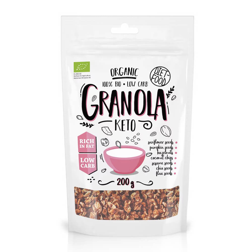 GRANOLA KETO - 200g - DIET-FOOD