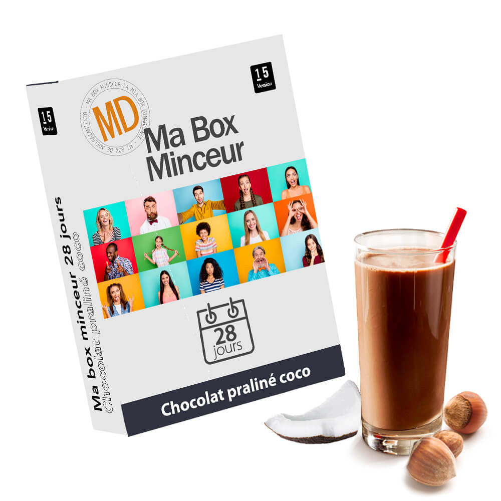 Kit adelgazante Dieta hiperproteica 28 días - Tendencia de coco y praliné de chocolate