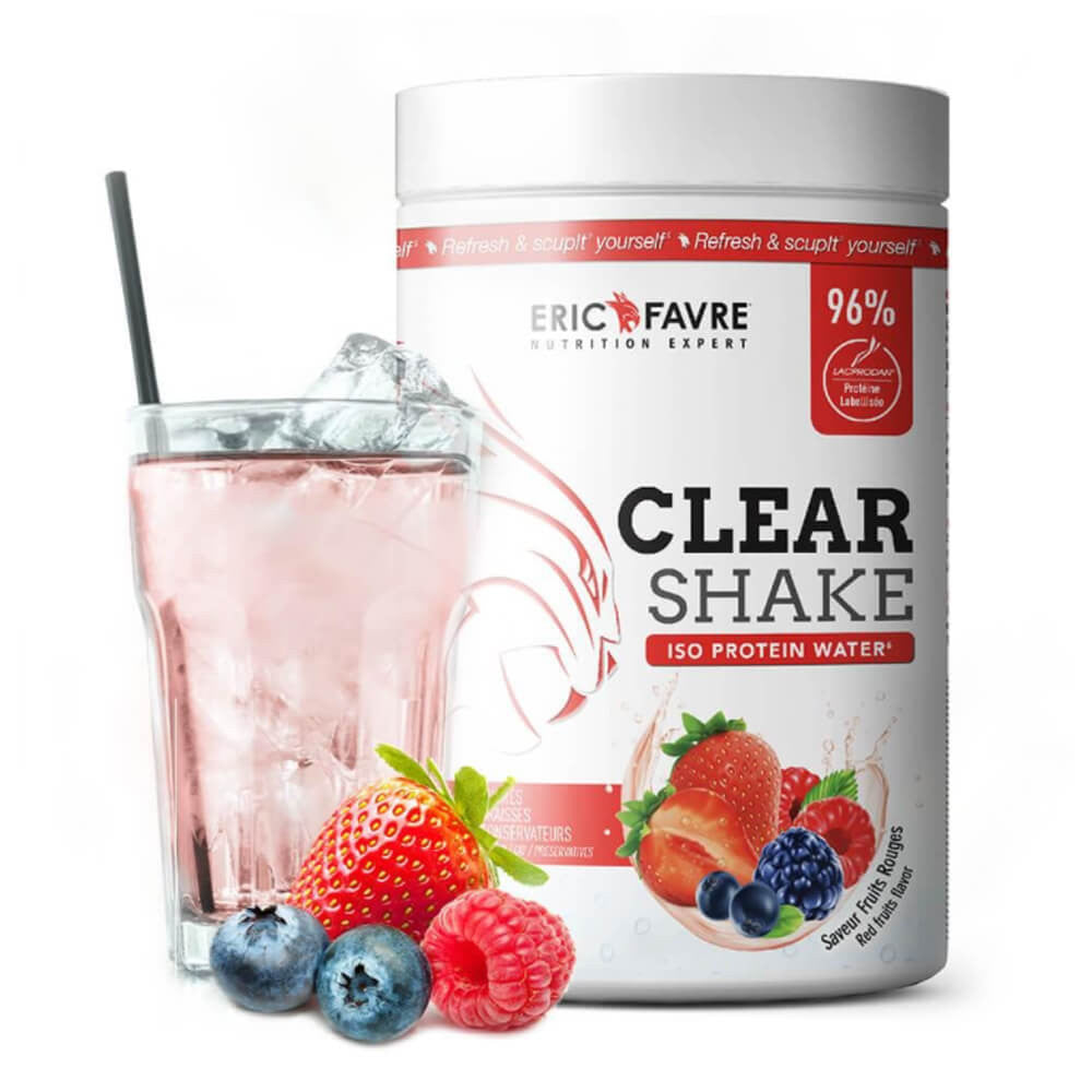 Batido claro Iso proteína Agua Frutos rojos 500 g Eric Favre