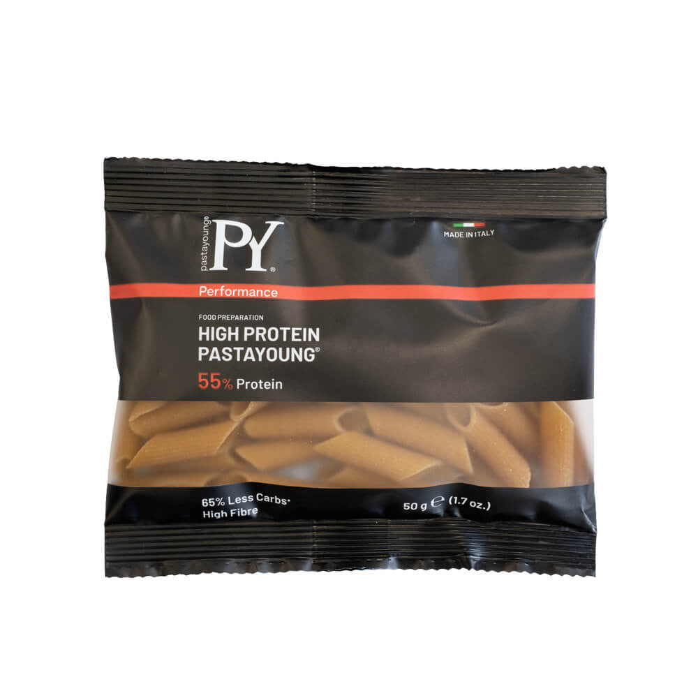 Pasta Penne Pasta joven proteica monodosis 50g