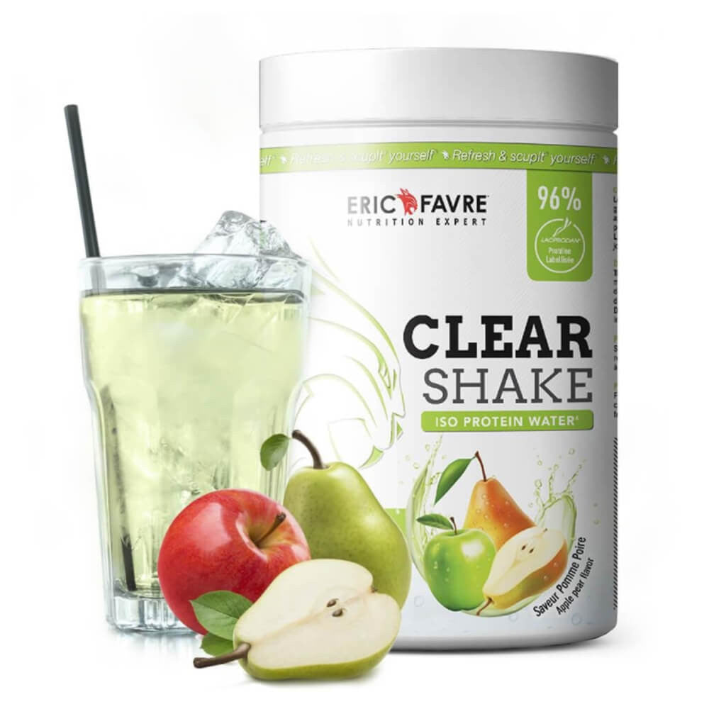 Clear Shake Iso proteína Agua Manzana Pera 500g Eric Favre