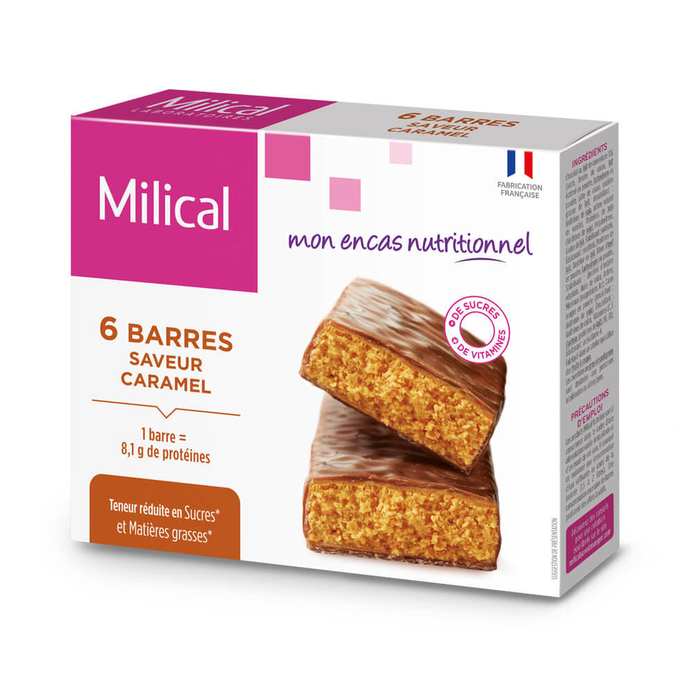 Barritas Milical sabor Caramelo