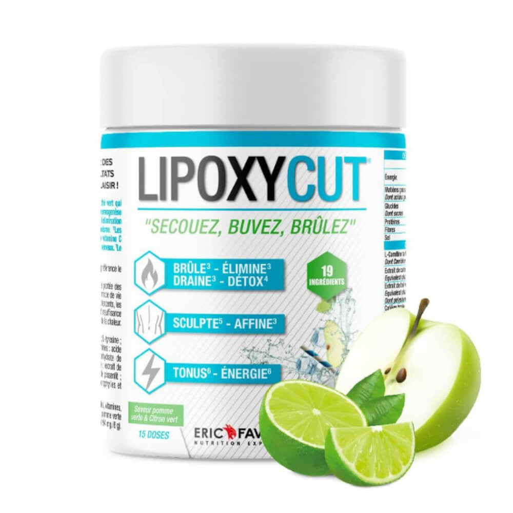 Lipoxycut Quemador de Grasa Manzana Verde y Lima Eric Favre