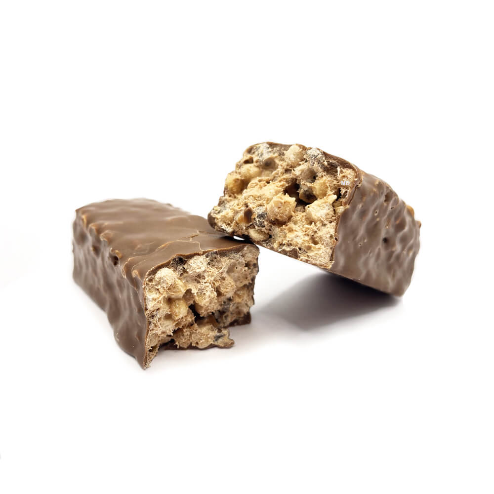 Barrita proteica cremosa “fluffy” Sabor chocolate individual sin gluten MD