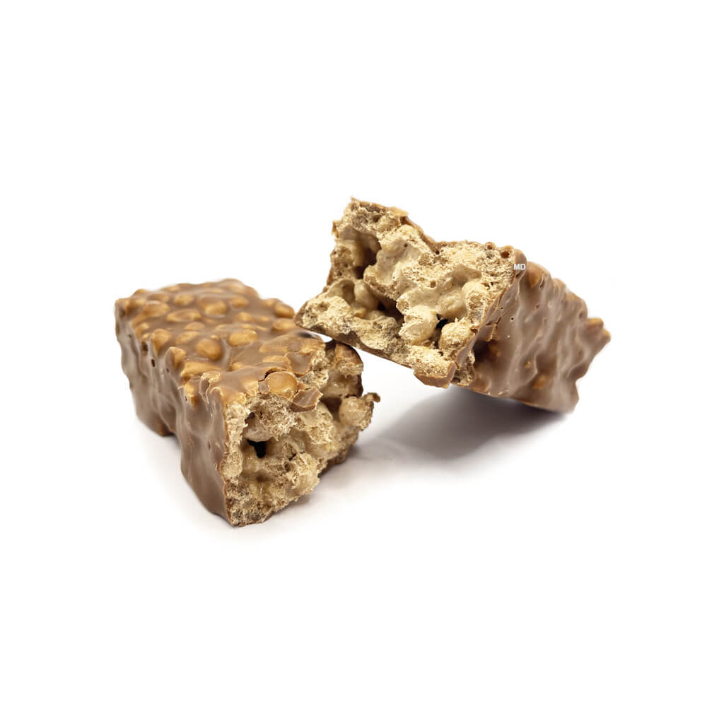 Barrita proteica cremosa “fluffy” Sabor chocolate praliné individual sin gluten MD