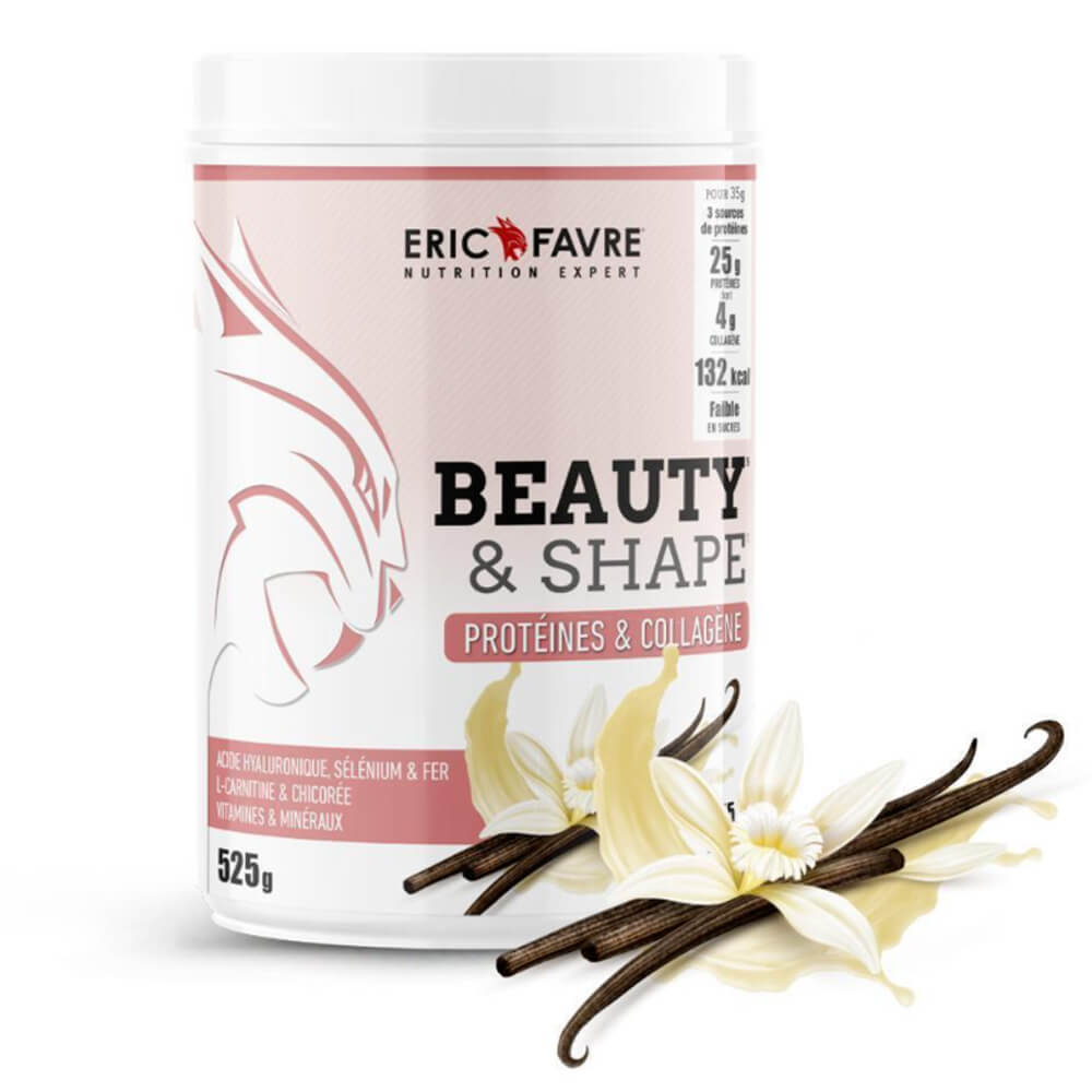Beauty & Shape Proteína Colágeno Vainilla Tarro 525g Eric Favre