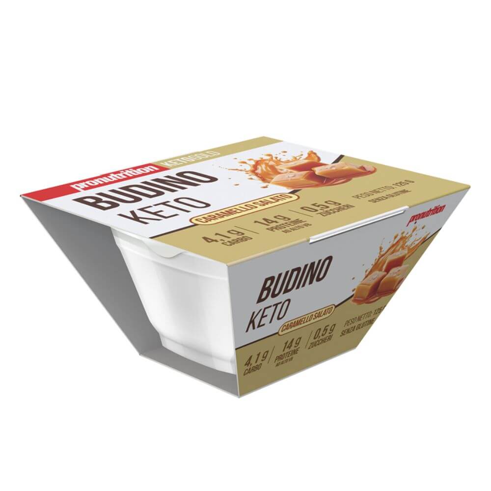 Crema de postre sabor caramelo salado proteica keto 125 g Pronutrition
