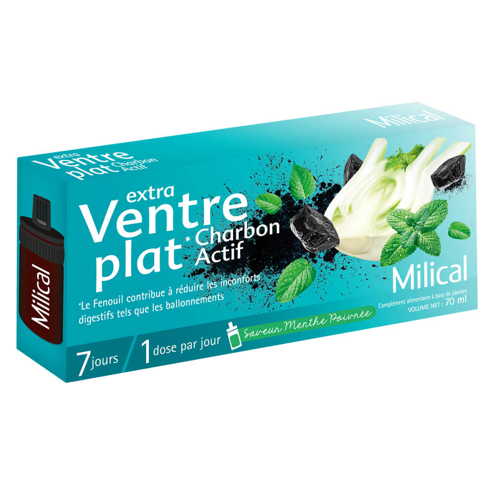 Milical Vientre extra plano Carbón