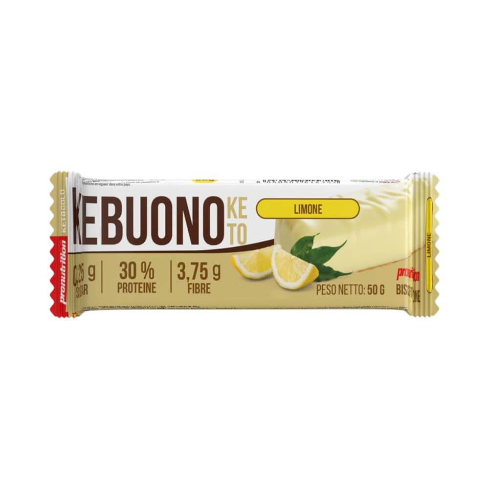 Kebuono Biscotto – Galleta Keto de Limón 50 g – Pronutrition
