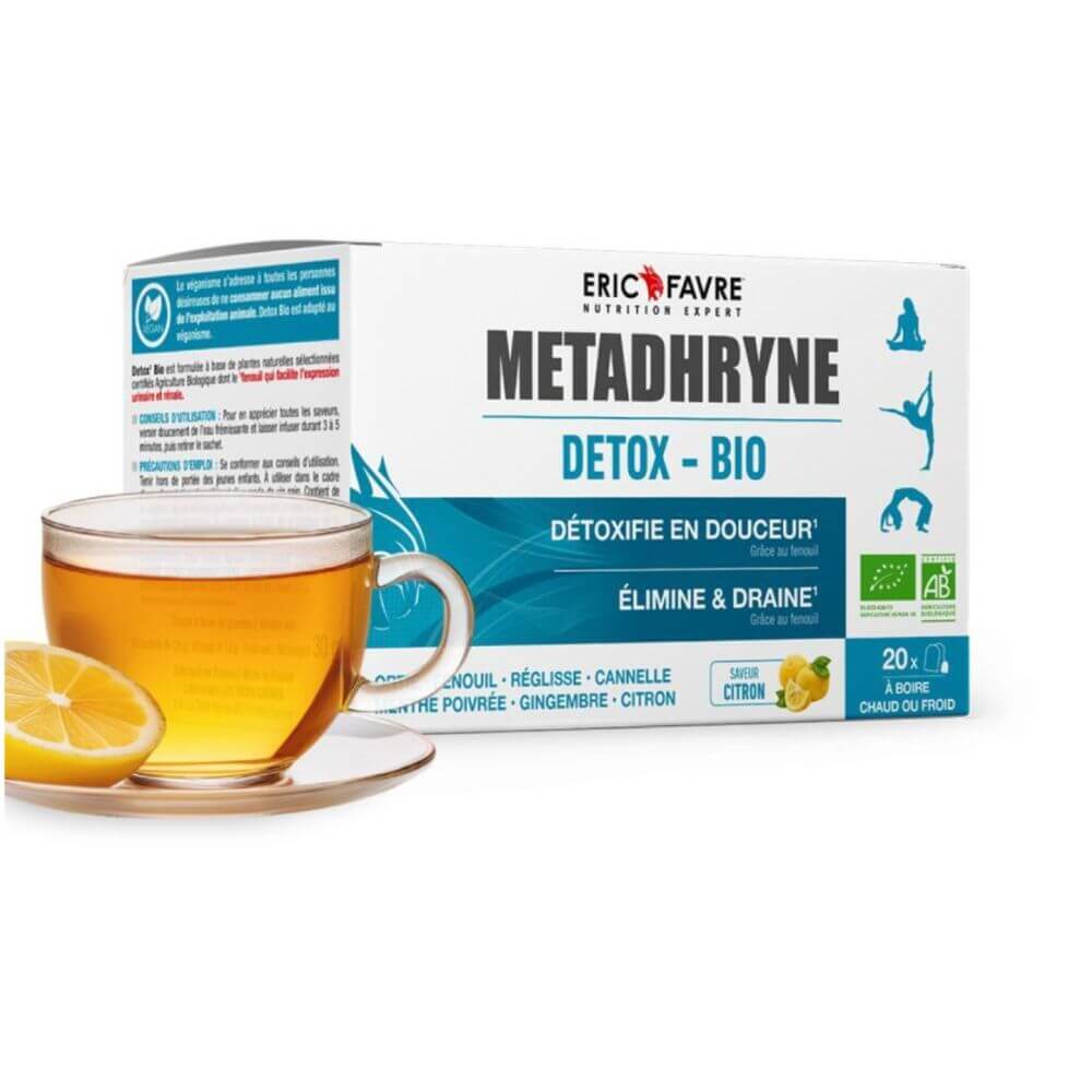 DETOX VEGANO Té de hierbas con limón Eric Favre