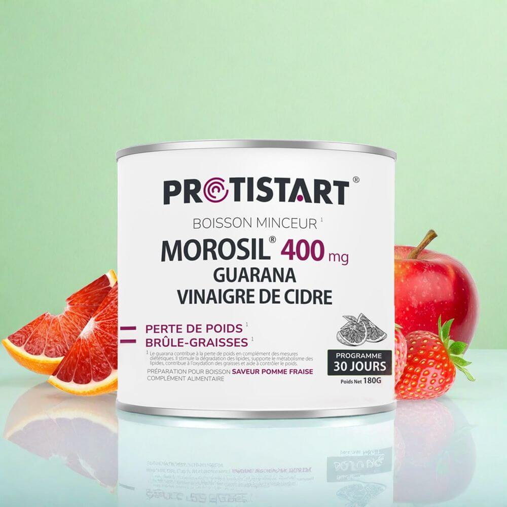 Morosil® 400 mg Bebida quemagrasas sabor manzana-fresa – 30 días PROTISTART