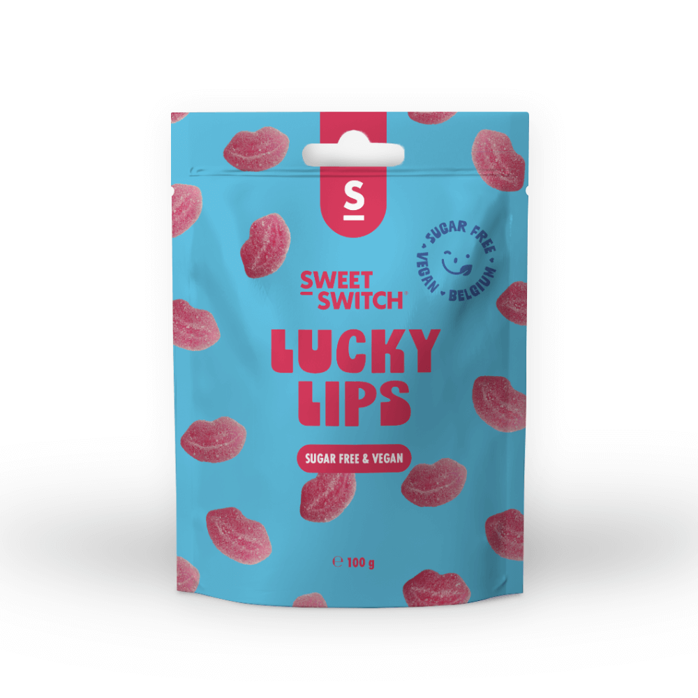 Caramelos sin azúcar Keto Lucky Lips Sweet-Switch 100 g