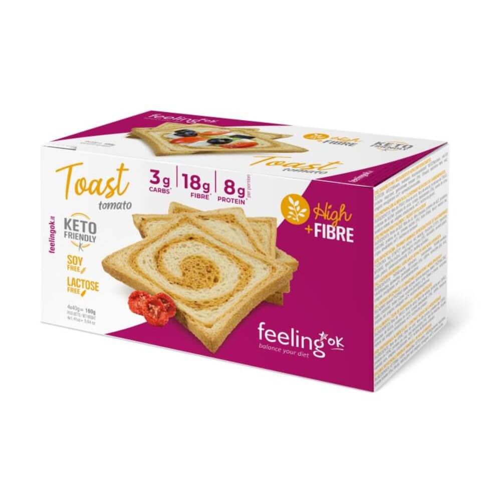 Toast protéinés Tomate Optimize FeelingOK boîte de 160g
