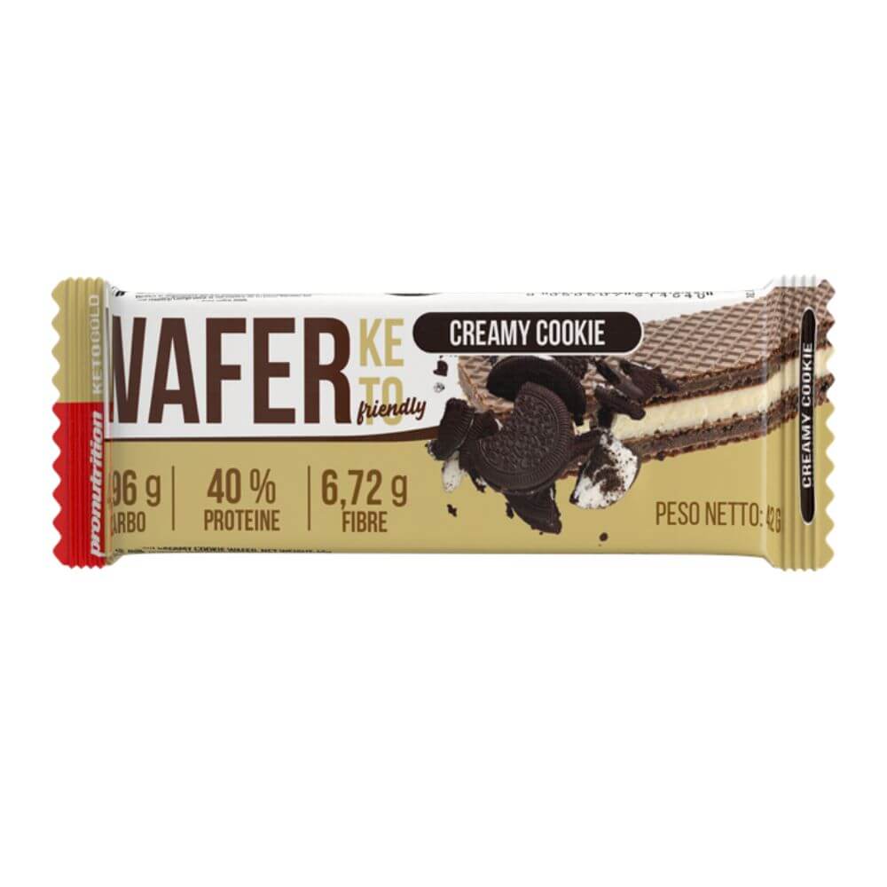Wafer Keto sabor Cookie 42 g - Pronutrition