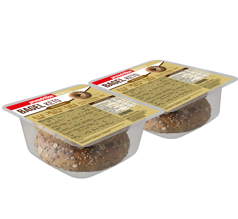 Bagel de sésamo 4 x 60 g - Pronutrition