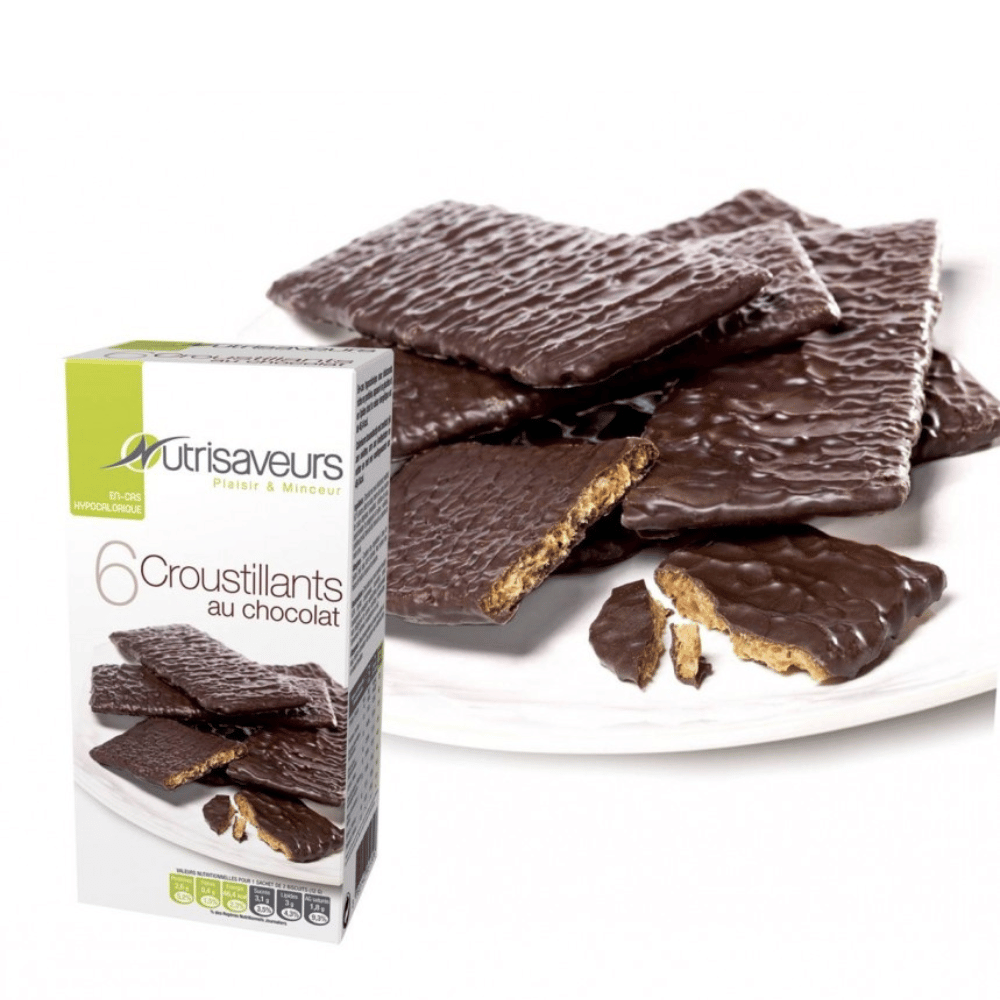 Nutrisaveurs Crackers de chocolate caja de 6