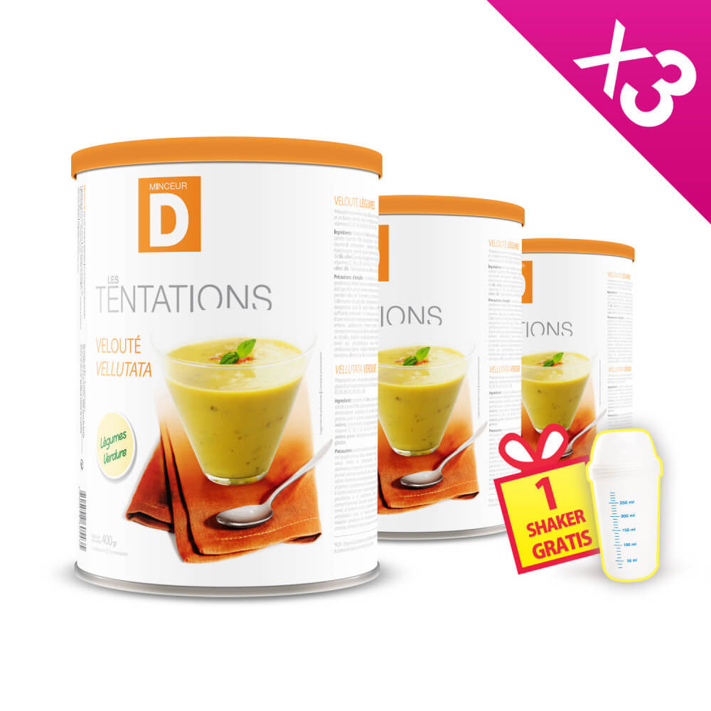 Crema de Verduras en bote ECO + 1 shaker - SET DE 3