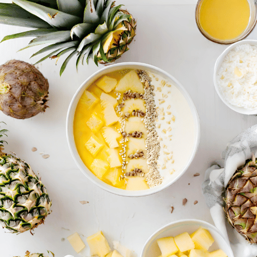 Smoothie Bowl Ananas et Protéine de Lait