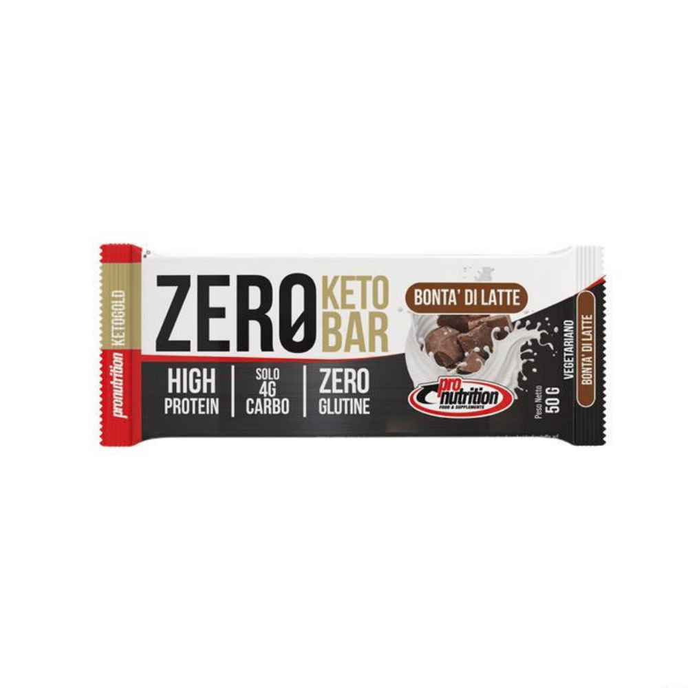 Barrita Bontà di latte Zero Keto 50g Pronutrition