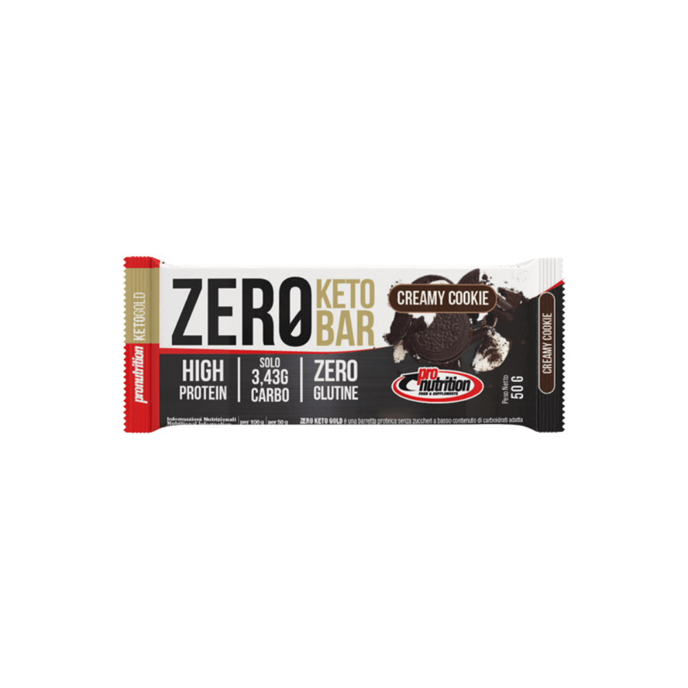 Barrita Zero Keto Galleta y Crema 50g Pronutrition