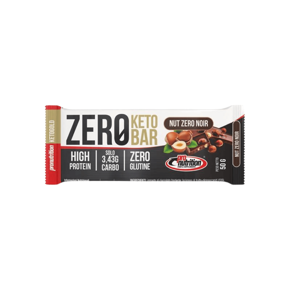 Barrita Zero Keto de chocolate negro 50 g Pronutrición