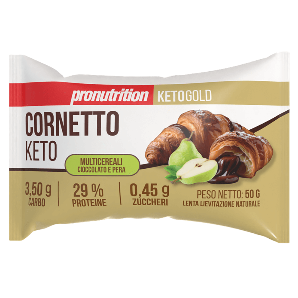 Croissant Keto Multigrano con Chocolate y Pera 50g Pronutrition