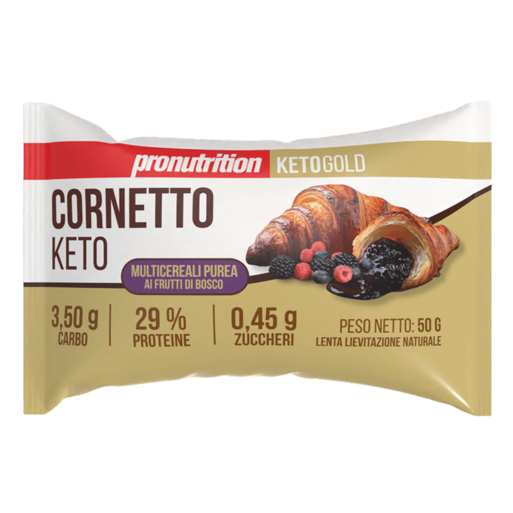 Croissant Keto Multigrano con Frutos del Bosque 50g Pronutrition