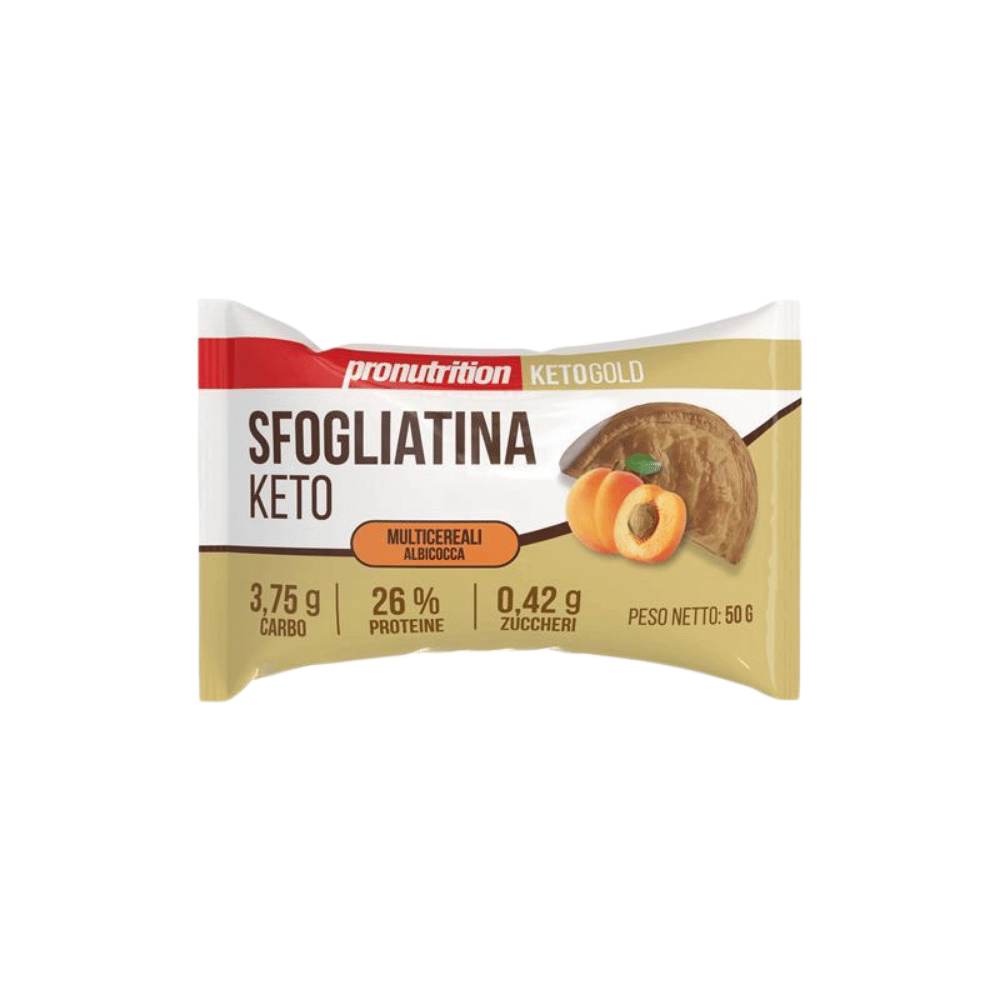 Sfogliatina Keto Multicereales Albaricoques 50g Pronutrition