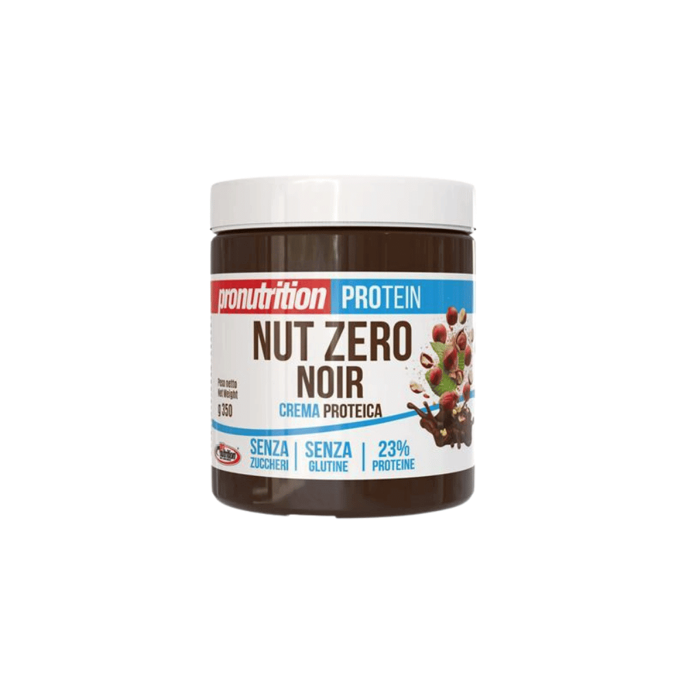 Crema proteica sin azúcar, chocolate negro y avellanas, 350 g, Pronutrition