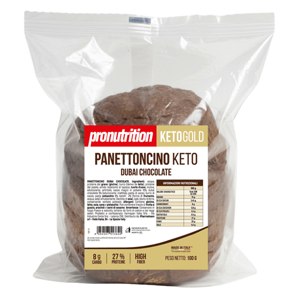 Panettone Keto DUBAI Chocolate 100g - Pronutrition