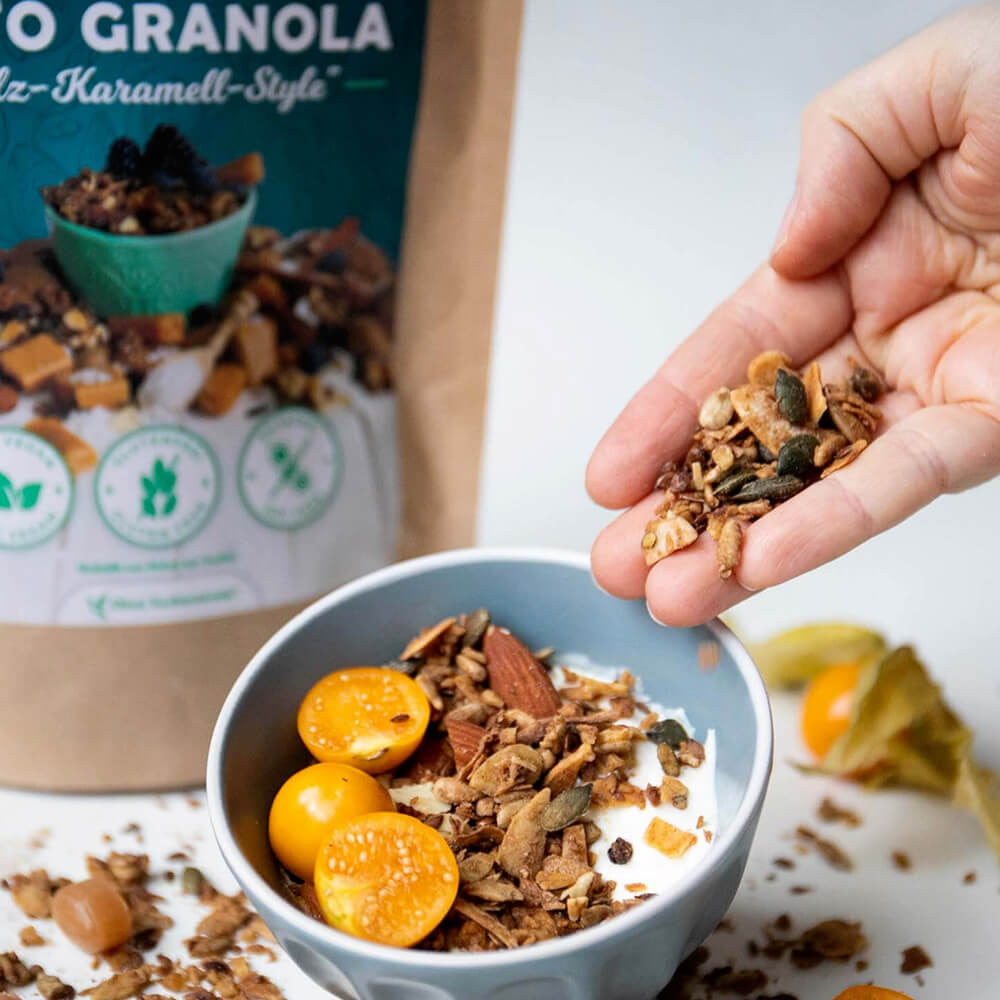 Keto Granola Caramelo Salado Simply Keto 250g