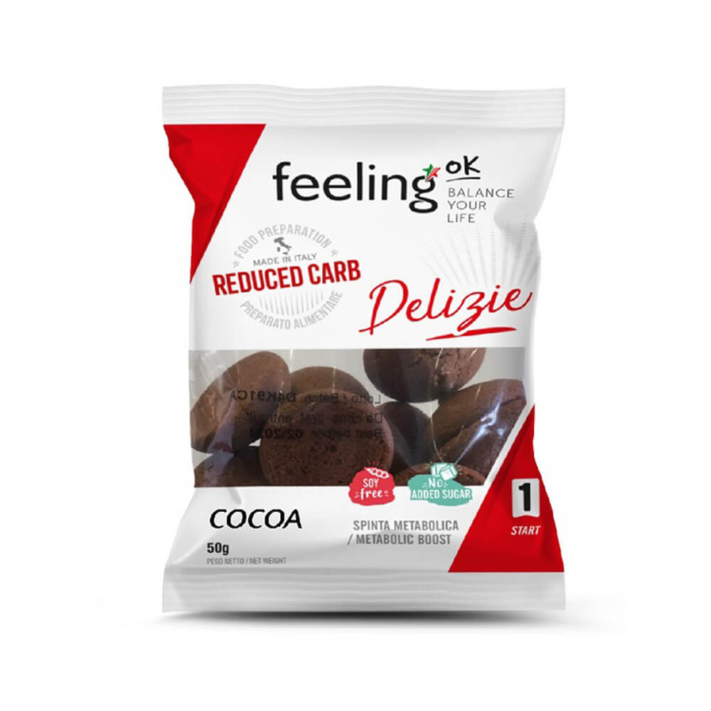 Galletas proteicas Delizia Cacao FeelingOK