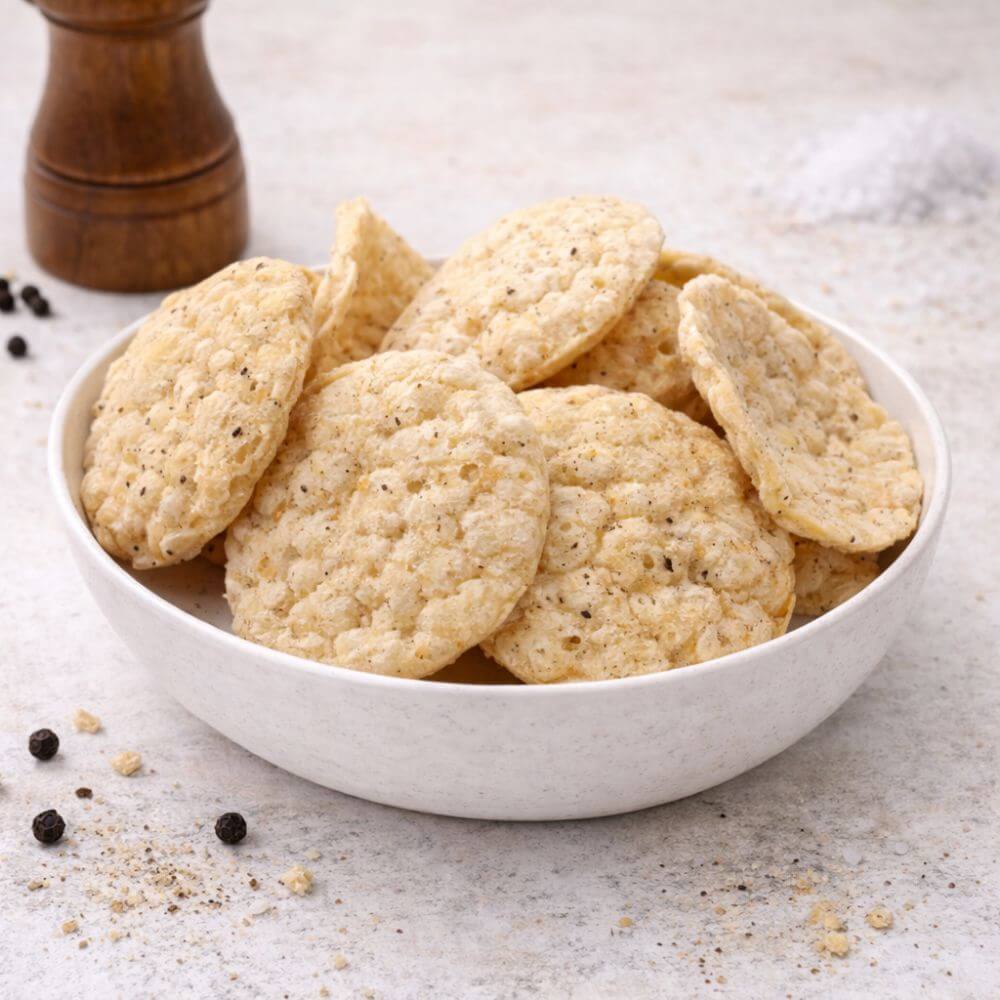 Chips proteicas infladas sabor Pimienta negra y sal bolsa individual 25 g