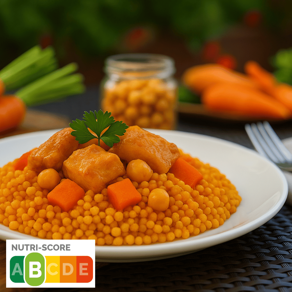 Plato preparado de cuscús con pavo, verduras y bulgur MD 280 g