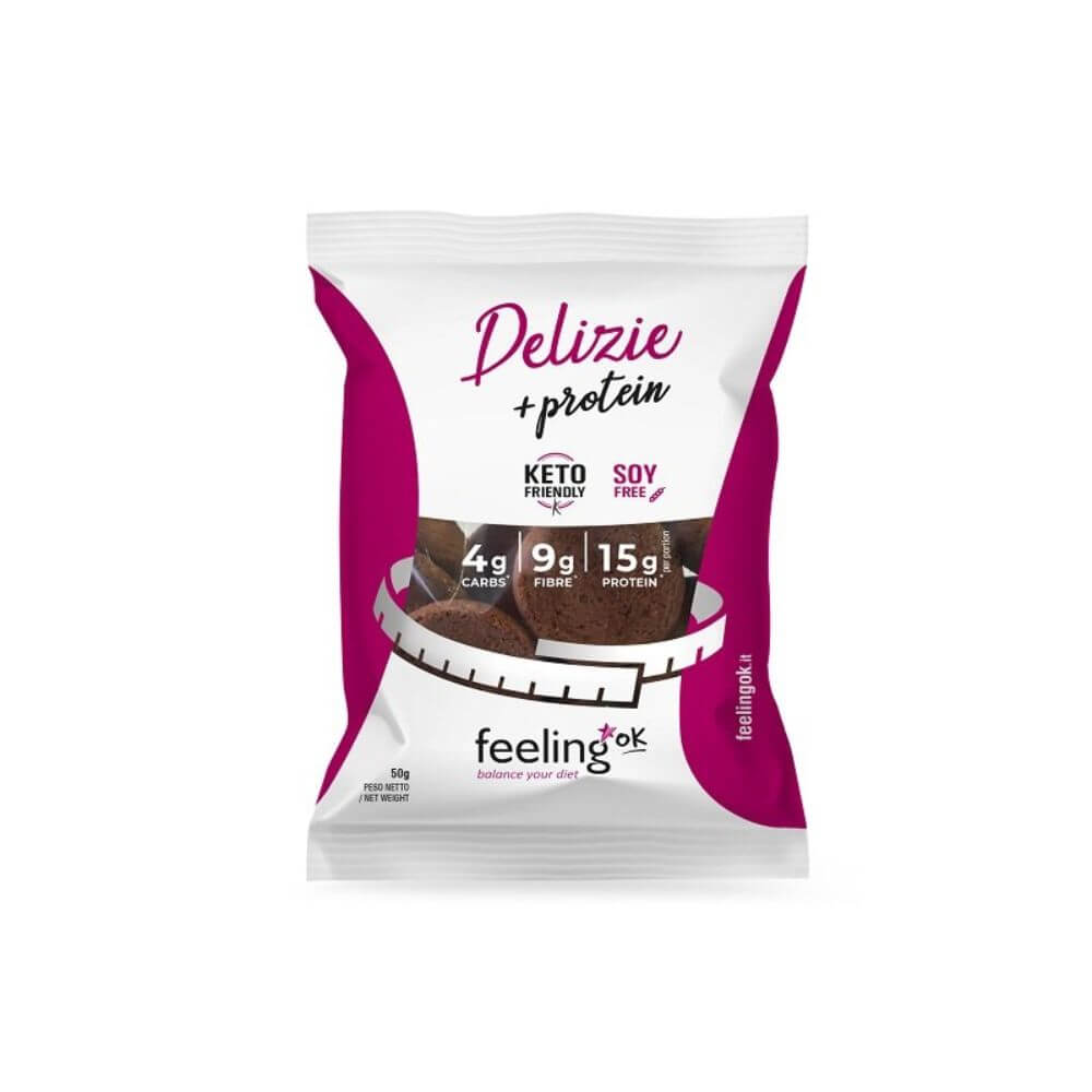Galletas proteicas Delizia Cacao FeelingOK