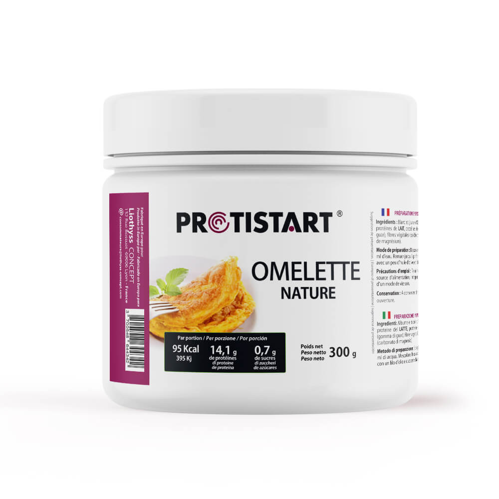 Set de 3 - Tortilla proteica natural PROTISTART - Bote 300g