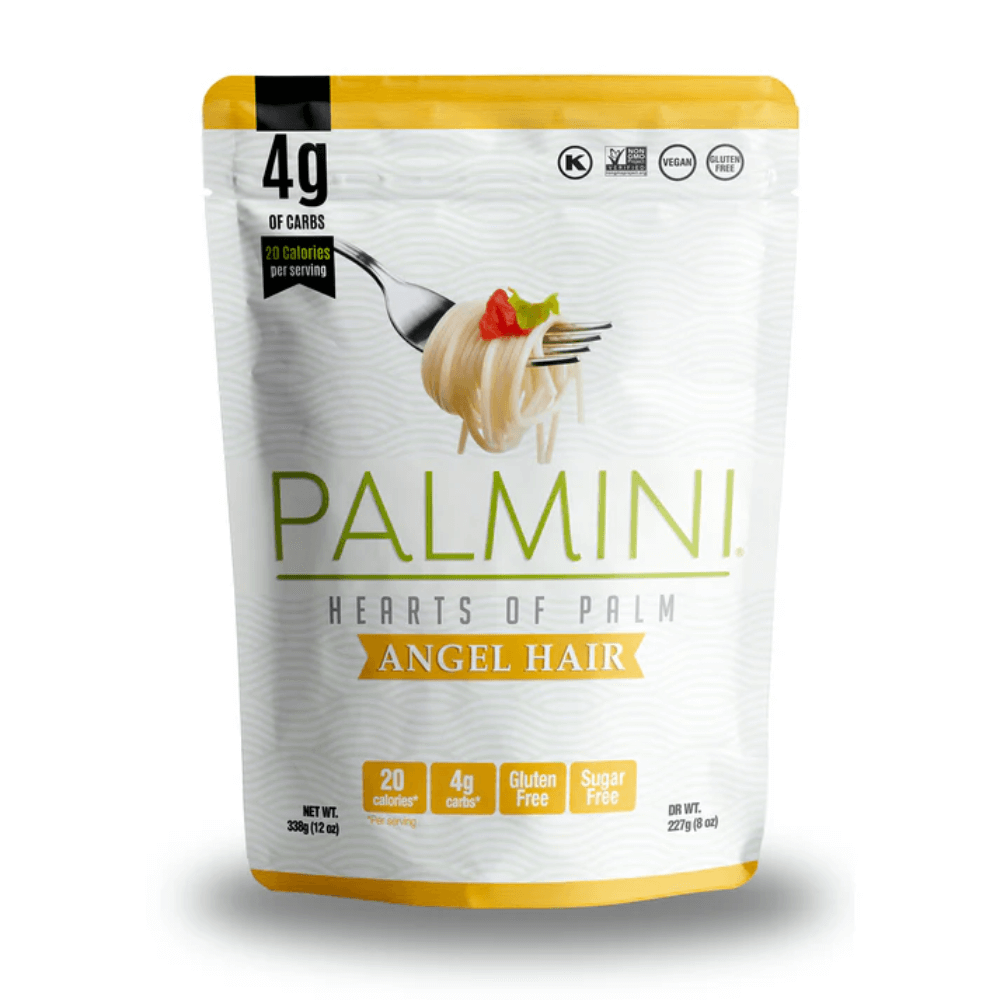 Palmini - Angel Hair- 4 g de carbohidratos - Sin gluten - Paquete de 338 g