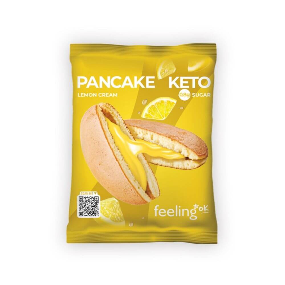 Pancake Proteico Crema de Limón FeelingOk – Low Carb 50 g