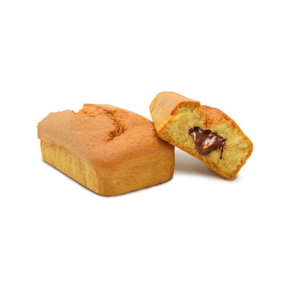 Plumcake proteico de vainilla relleno de crema de avellana MD 50g